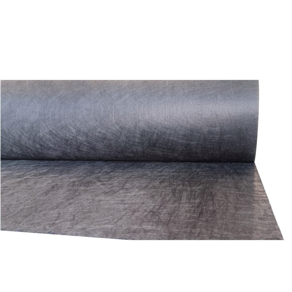 Mining geomembrane roll for heap leaching guide