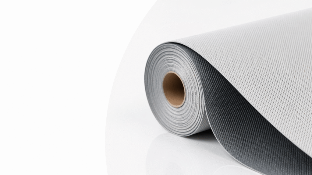 Textured HDPE geomembrane roll for landfill slopes
