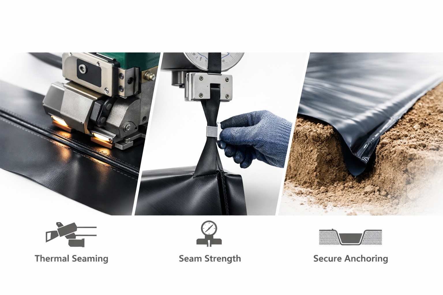 Geomembrane Installation and Thermal Welding Integrity