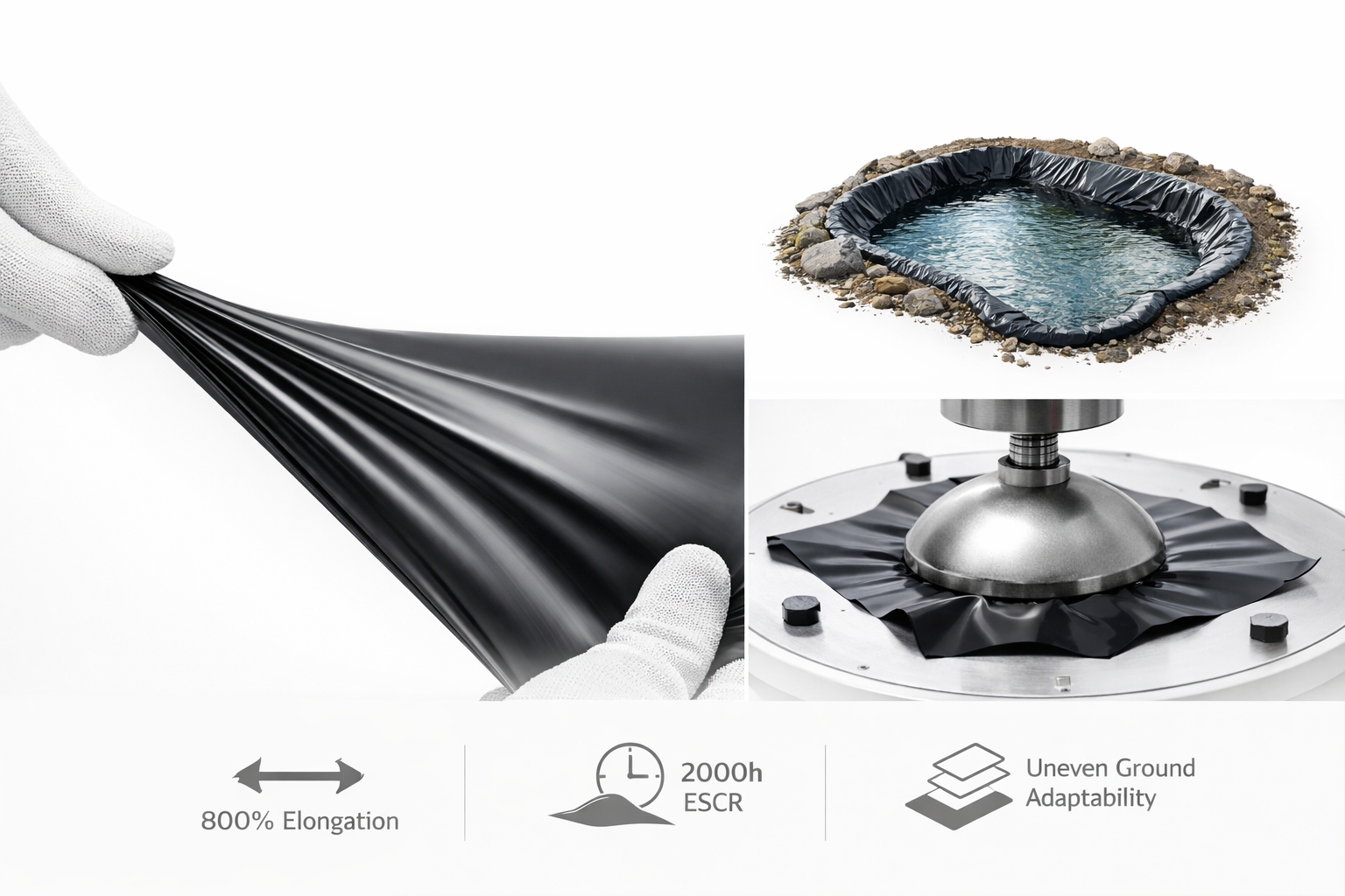 LLDPE Linear Low Density Geomembrane Application