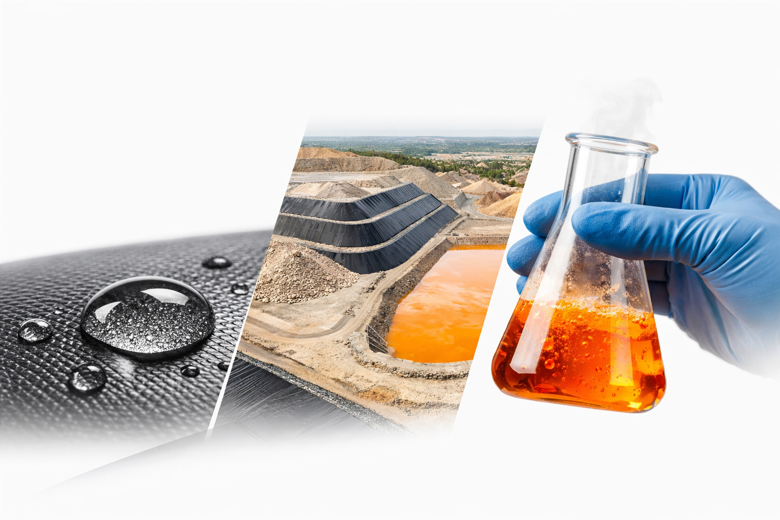 Geosynthetics for Heap Leach Pads and Tailings Management