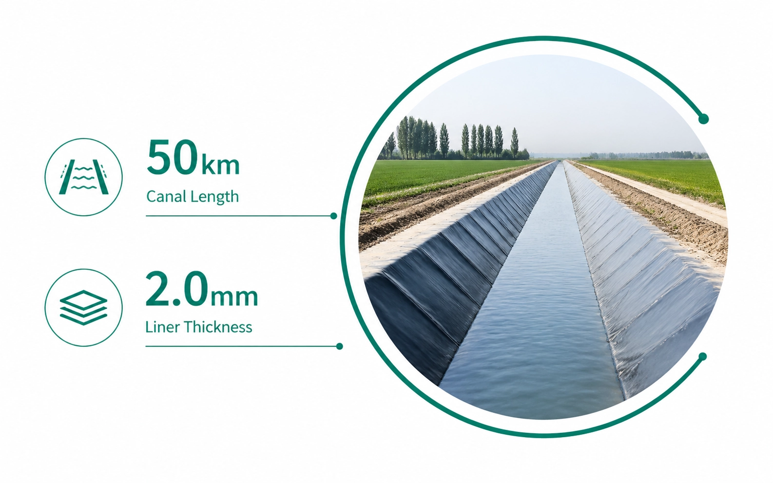 HDPE Geomembrane Project - Jinseed Geosynthetics