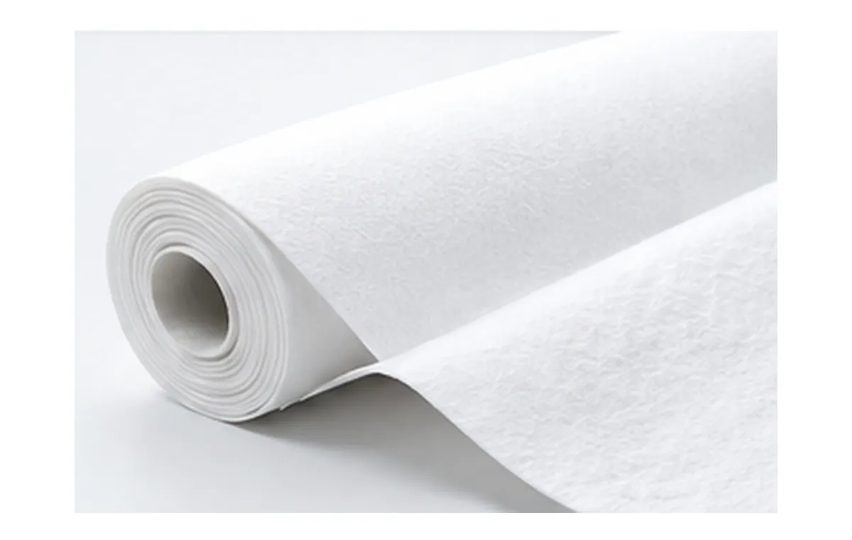 PET continuous filament non-woven geotextile roll for project supply