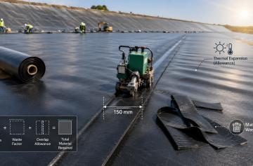 Calculating Geomembrane Overlap Requirements