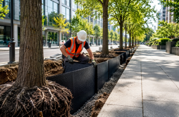 Root Barrier Systems in Urban Construction