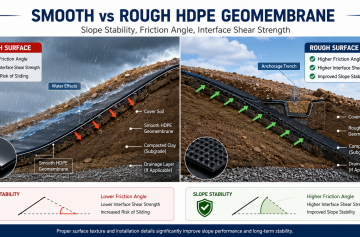 Smooth vs. Textured HDPE Geomembranes